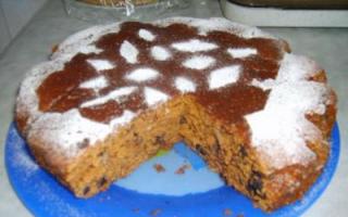 Сладкий и очень ароматный пирог из кофе «Монастырский» кофейный пирог в мультиварке
